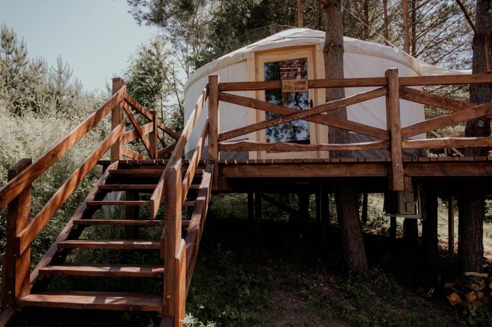 Jurty Z Widokiem, Prywatna Balia- Dzikolas Glamping Krasnobród 외부 사진