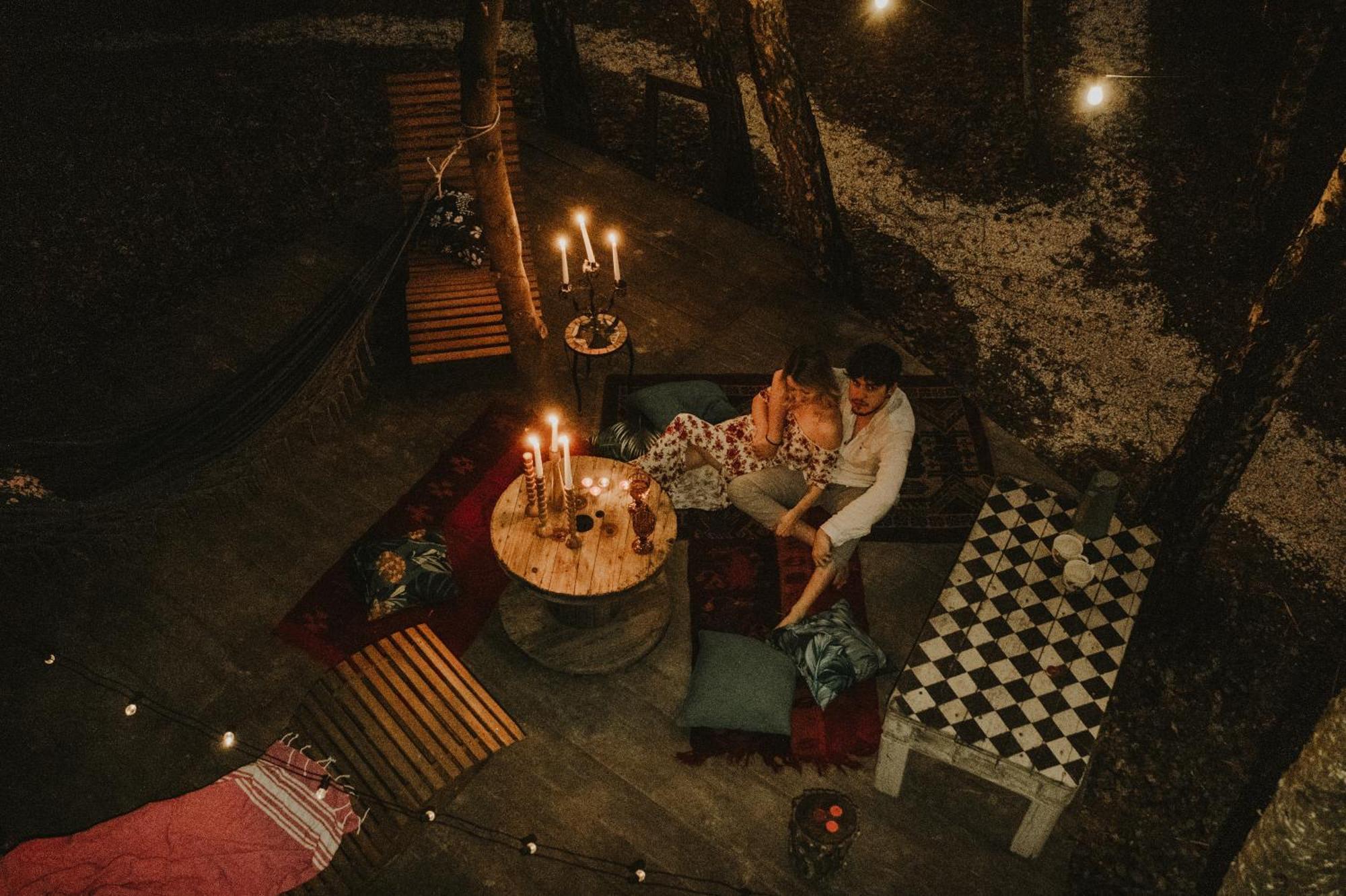 Jurty Z Widokiem, Prywatna Balia- Dzikolas Glamping Krasnobród 외부 사진